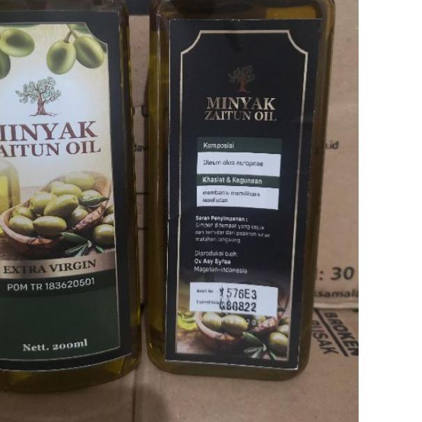 

Minyak zaitun oil extra virgin 200ml olive oil