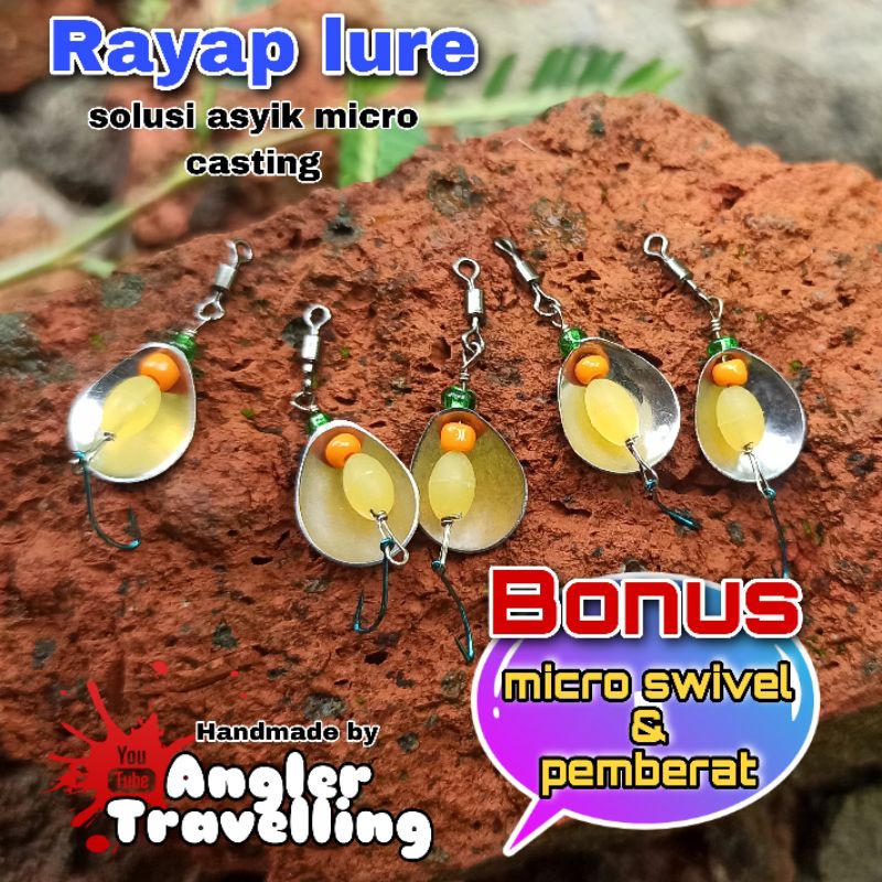 Rayap lure umpan casting wader, nila, kocolan, red devil chichild, betik