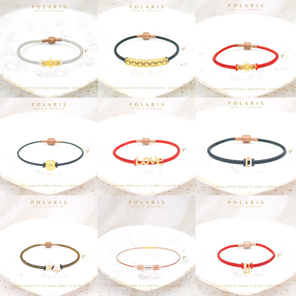 Gelang Pandora New Look Liontin Emas Selobokan Perhiasan Emas Kuning Kadar Emas Muda 375/8K GK15B GK8A