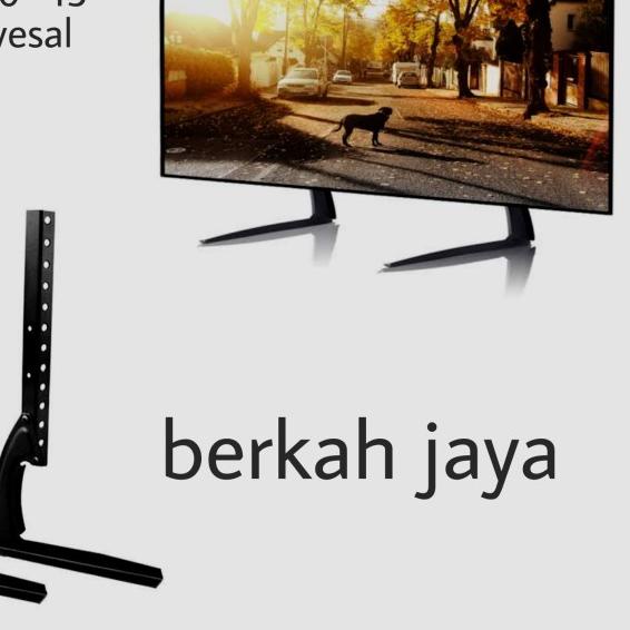 kaki tv meja bracket tv meja stend 32 - 43 inch