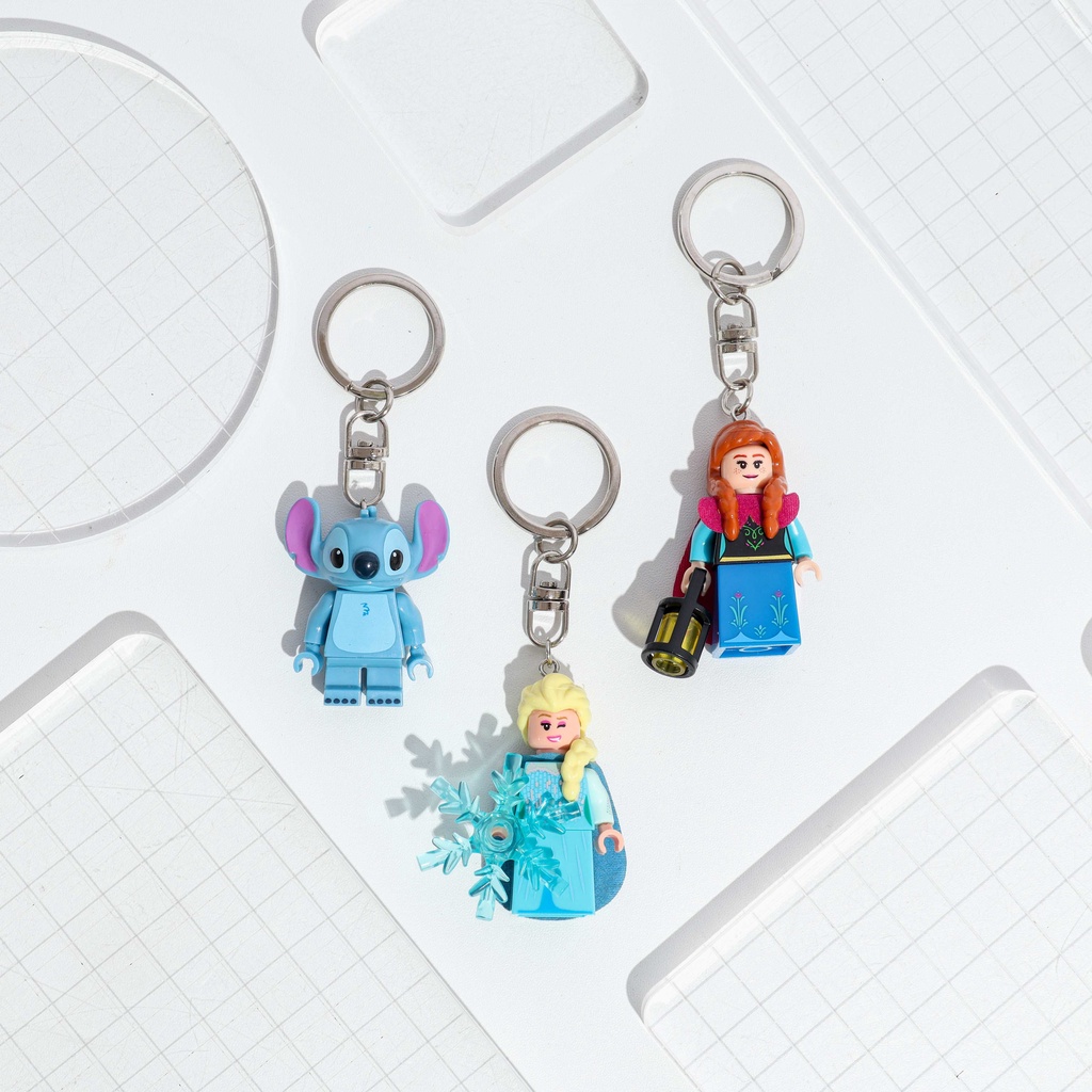 Keychain / Gantungan Kunci dg Minifigure - Kado Hadiah Souvenir kenang-kenangan Unik Lucu Antimainstream Ulang Tahun Anak teman pacar kesayangan.