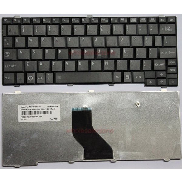 Keyboard Laptop Toshiba NB520 NB510 NB505 NB500 NB200 NB250