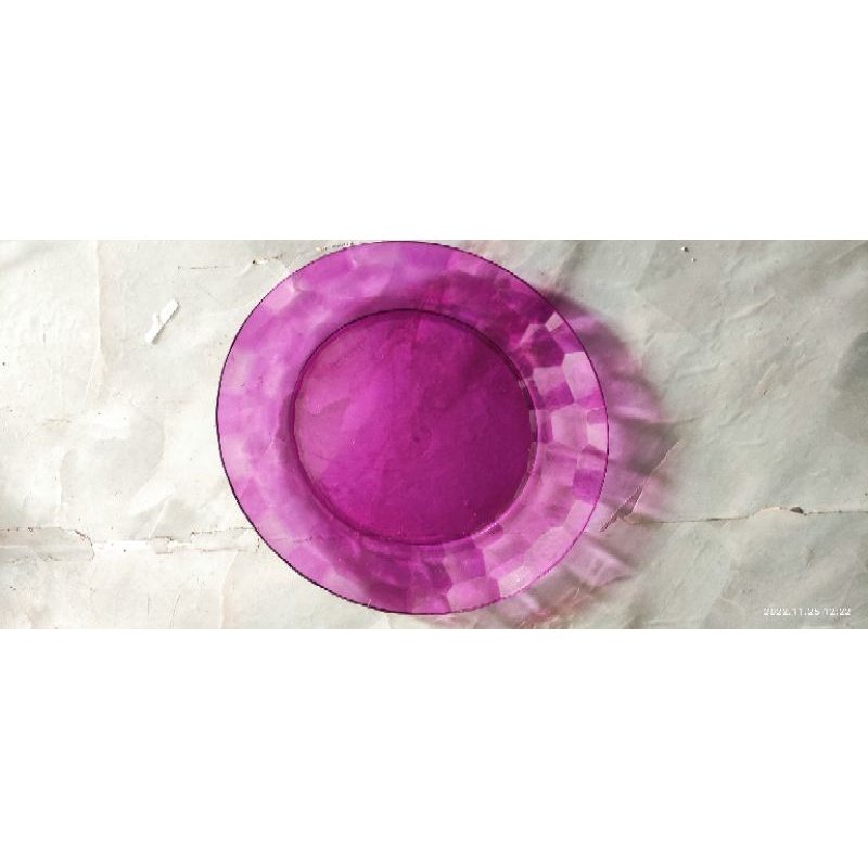Piring makan crystal Tupperware second