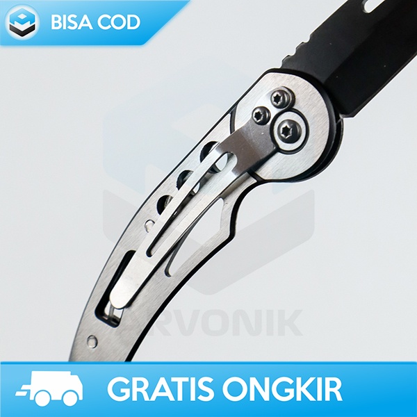 PISAU SAKU LIPAT MINI SERBAGUNA PORTABLE BY KNIFEZER RINGKAS &amp; PRAKTIS