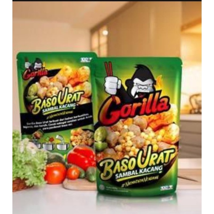 

Gorilla Bakso urat sambal kacang 200gr