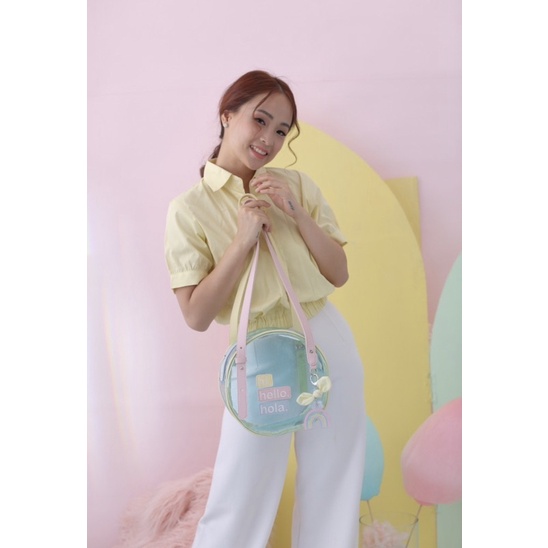 FAIRYNN Cotton Candy Round Bag - Hola Blue