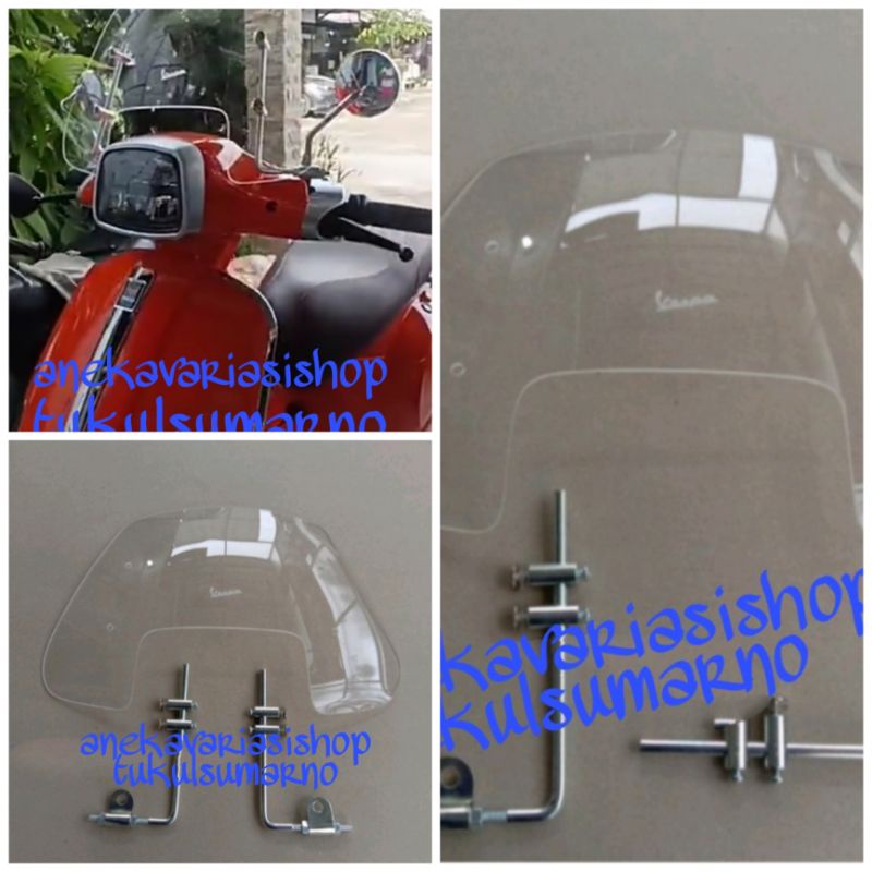 Windshield Uwinfly T3 / aksesoris motor