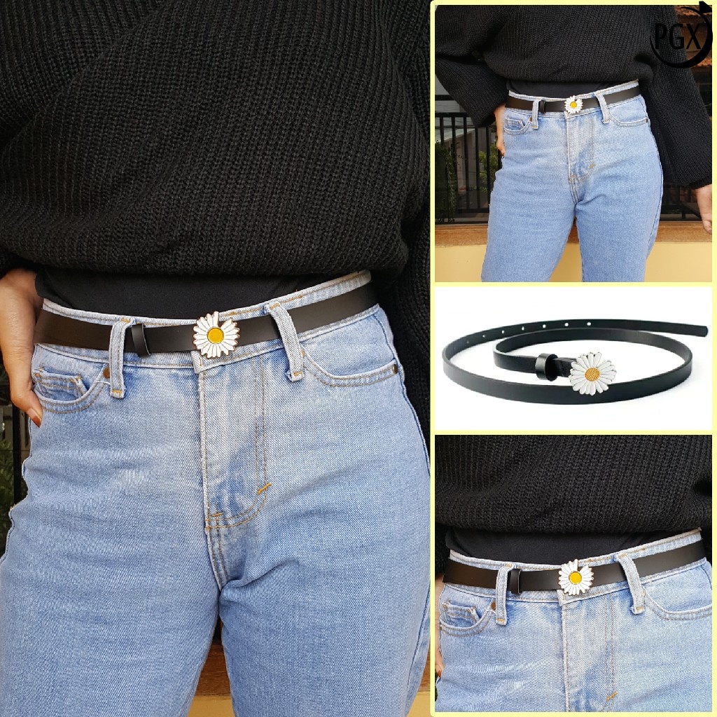 Ikat Pinggang Wanita - Belt Korea Bunga Daisy - IP067