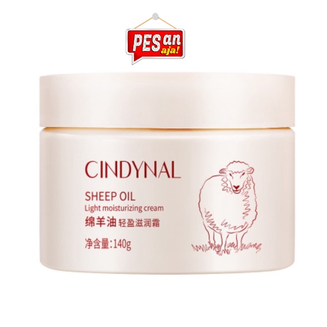 PESANaja Cindynal Sheep Oil Moisturizing Pelembab & Pemutih Wajah Glowing Lanolint Cream