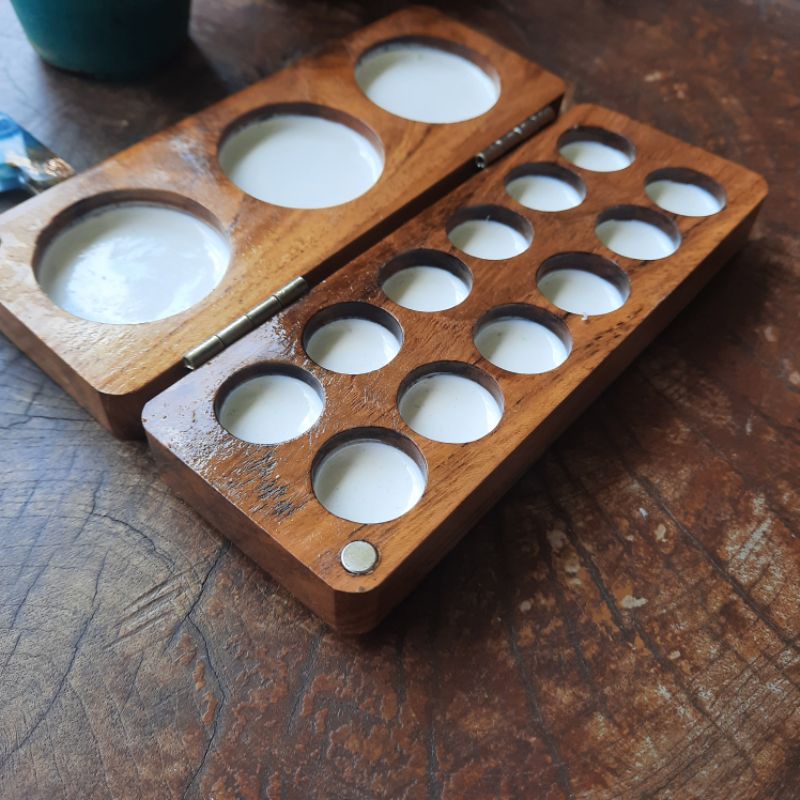 

Kotak Palette Cat Air Watercolor Wood Kayu
