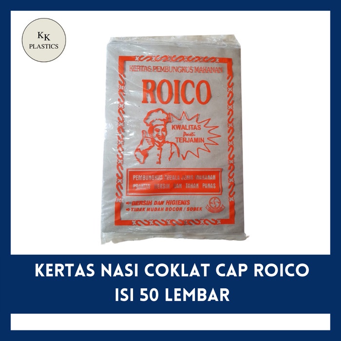 KERTAS NASI COKLAT KOTAKKERTAS NASI KOTAK / WARTEG / UDUK ISI 50