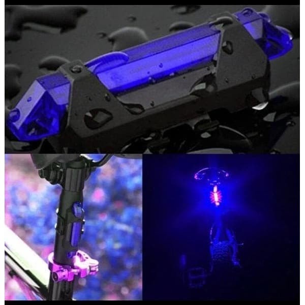 LAMPU BELAKANG SEPEDA RECHARGEABLE CAS 5 LED / LAMPU BELAKANG SEPEDA RECHARGEABLE CAS BEST SELLER