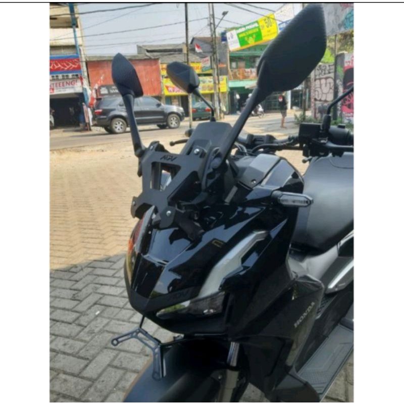 BREKET SERPO+SPION R25 CARBON NEMO/TANGKAI PANJANG/PENDEK NEMO MOTOR ADV 150 PNP
