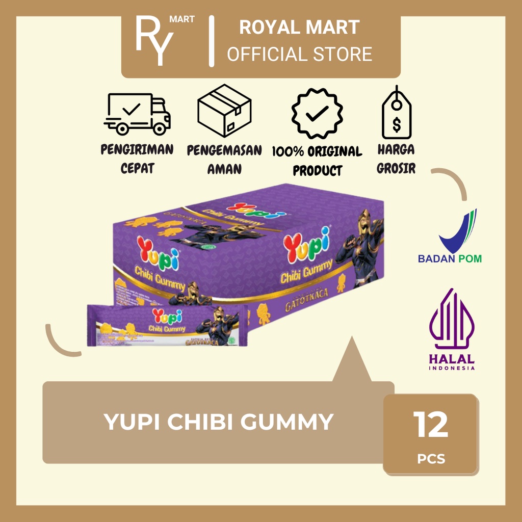 

Yupi Chibi Gummy Gatot Kaca 12's