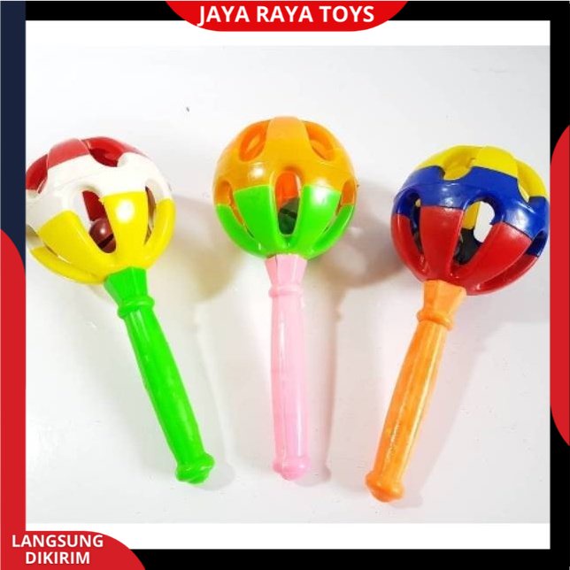 Kerincingan pagoda lolipop mainan bayi mainan krincingan Bola Bayi Anak Anak Krincingan anak murah sni