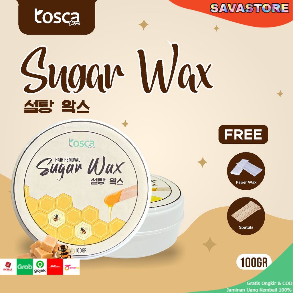TOSCA SUGAR WAX | WAXING | PENCABUT BULU KETIAK - BULU KAKI | Wax Cooling Spray