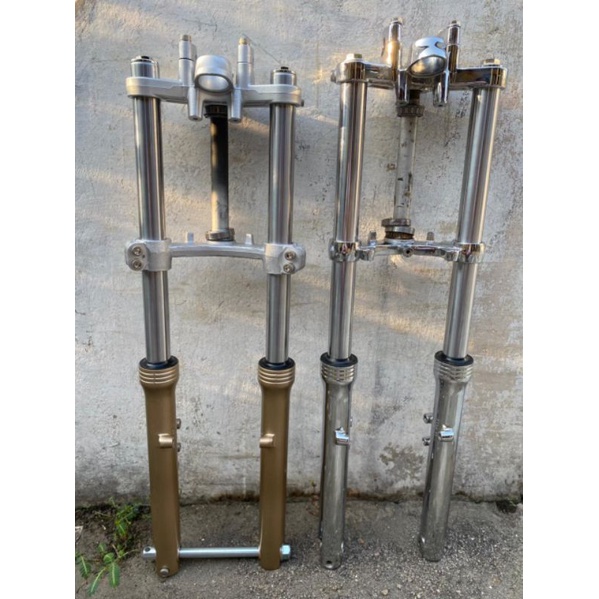 SHOCK SKOK DEPAN NINJA RR GORILA SHOCK NINJA R SUDAH CROM PNP HONDA CB GL MEGAPRO TIGER