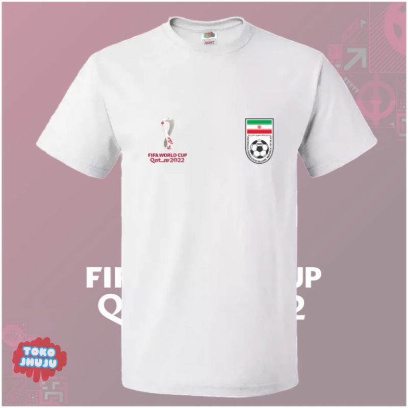 Baju Kaos Piala Dunia World Cup 2022 Tim Iran