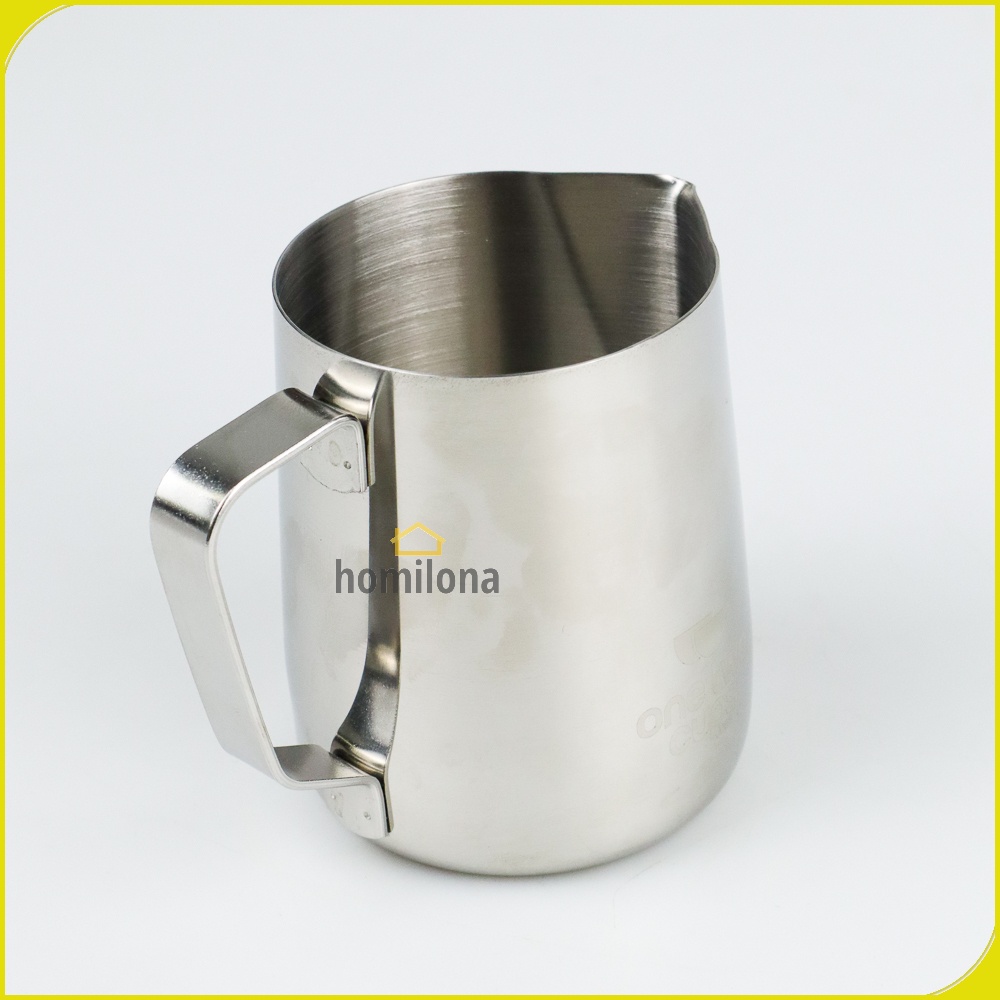 Gelas Milk Jug Kopi Espresso Latte Art Stainless Steel 200ml atau 350 ml One Two Cups J068 Silver