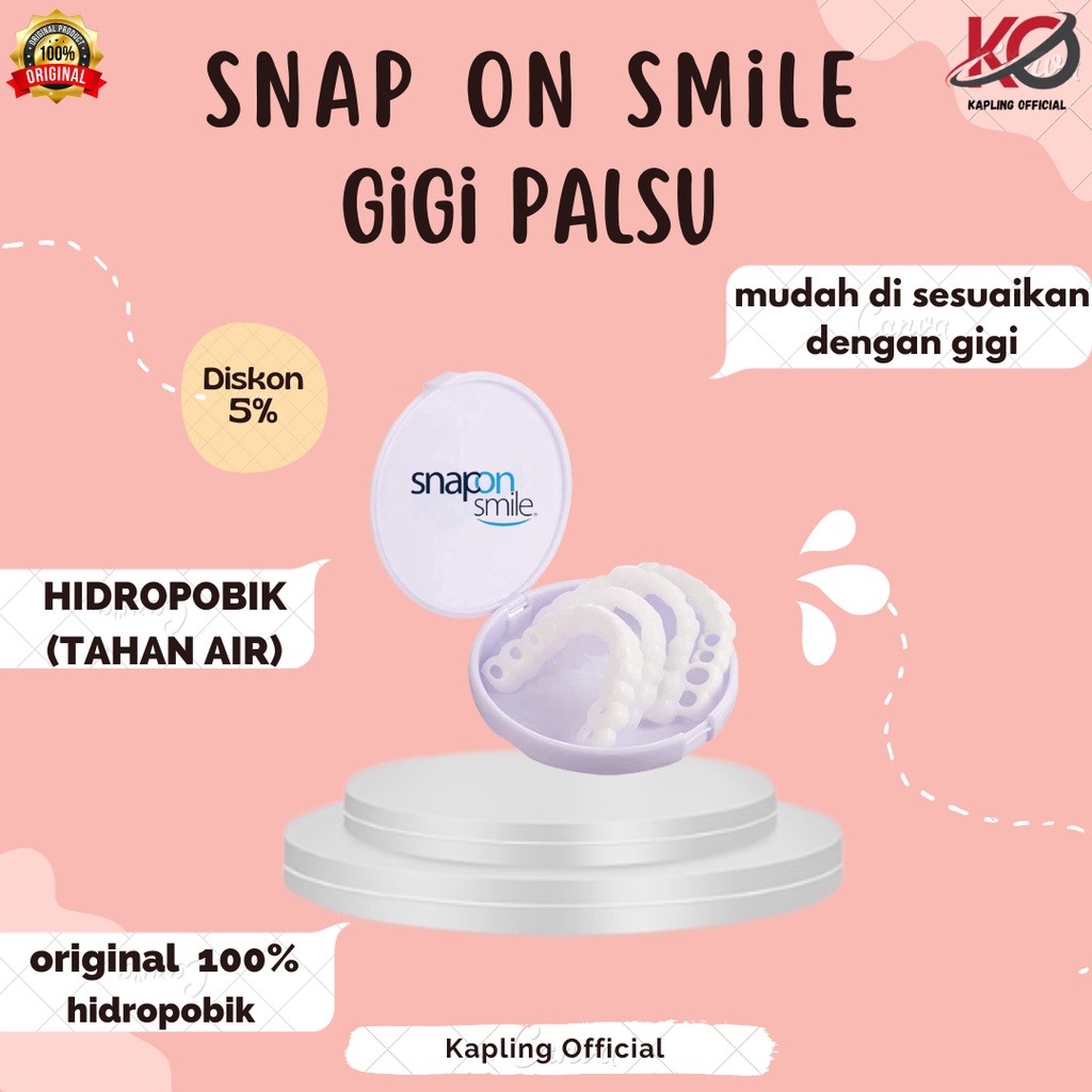 (BISA COD) Snap on Smile Veener Gigi Perfect Smile