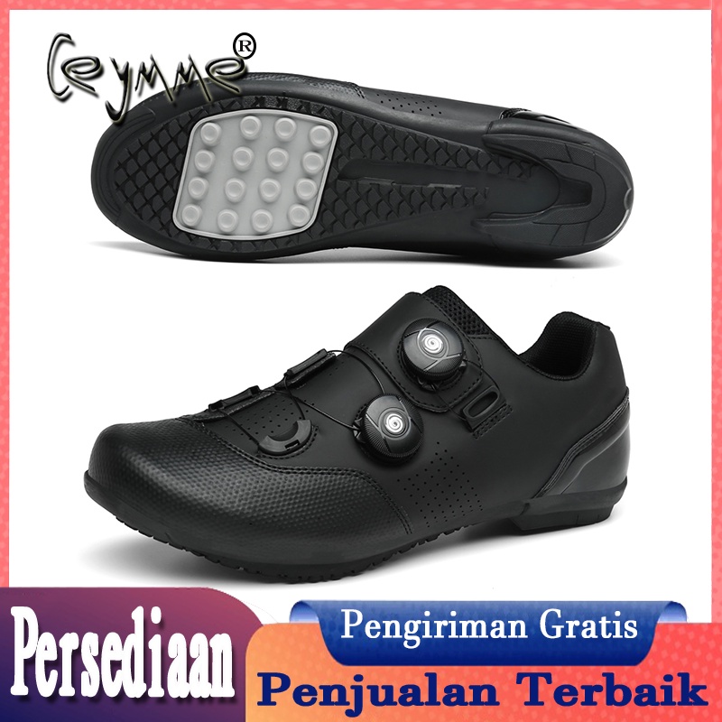【Tersedia】Terbaru Sepatu Sepeda Roadbike Non Cleat Murah Cleat Pedal  Sepatu Sepeda Pria Dan Wanita 