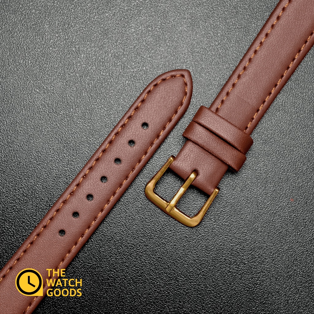 [PREMIUM QUALITY] Leather Watch Strap Time King 16mm 18mm 20mm 22mm 24mm | Tali Jam Tangan Kulit Grade B