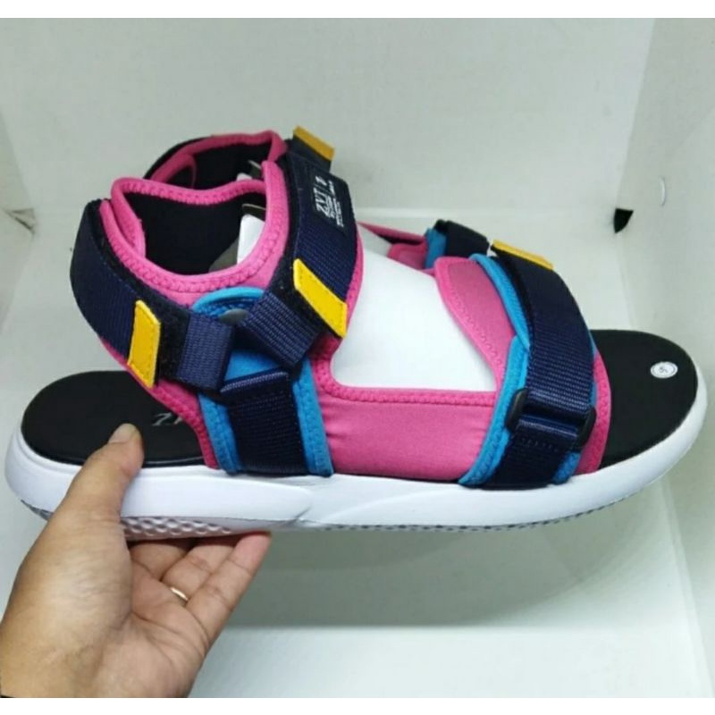 Sandal Gladiator Olahraga Pria Wanita MK-16 BIG Size 41-45 Super Empuk IMPORT JUMBO Sendal Tracking Gunung Kuat Pink, 45