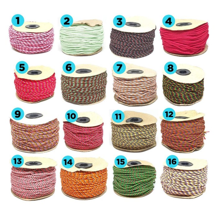 TALI PRUSIK 2MM / TALI PRUSIK 2MM ONGKIR NOL