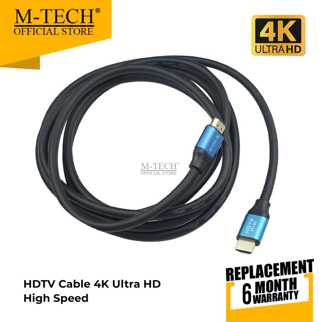 Kabel HDMI 2.0 4K Male to Male Gold Plated untuk HDTV LCD Projector