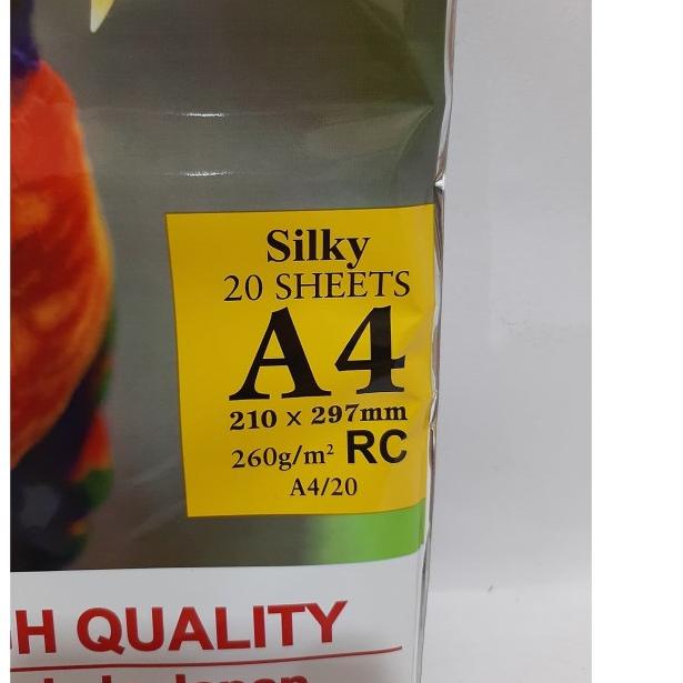 

Kertas Photo/Photo Paper Silky Spectra color A4 /210x297mm/260g