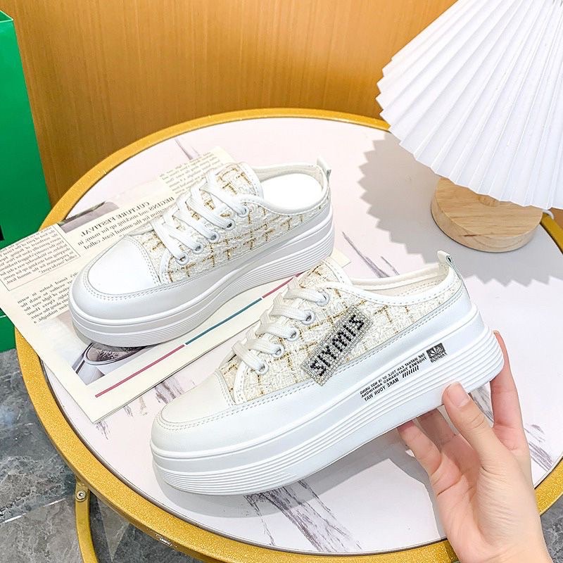(FREE KAOS KAKI &amp; BOX) SN016 SEPATU SNEAKERS WANITA IMPORT KOREA FASHION