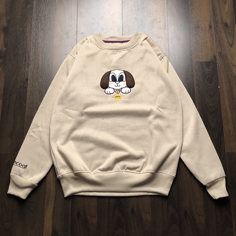 CREWNECK PANCOAT APLIKASI BONUS TAS - SWEATER PANCOAT MATA - JAKET PANCOAT BRBEK - CREWNECK SWEATER 