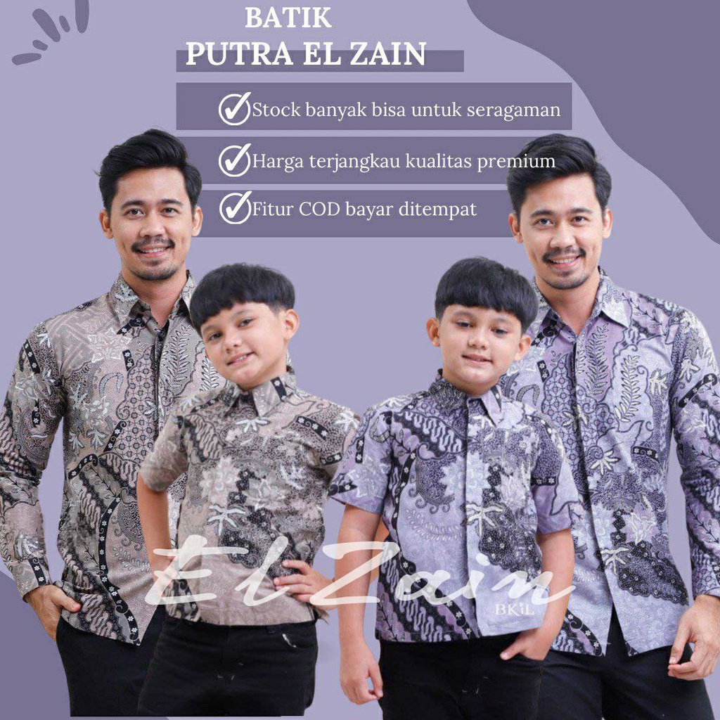 TERBARU Couple sweet || couple batik ayah dan anak cowok BATIK UNGU BATIK 2022 BATIK VIRAL Batik Lilac Batik Purple Batik sage tua