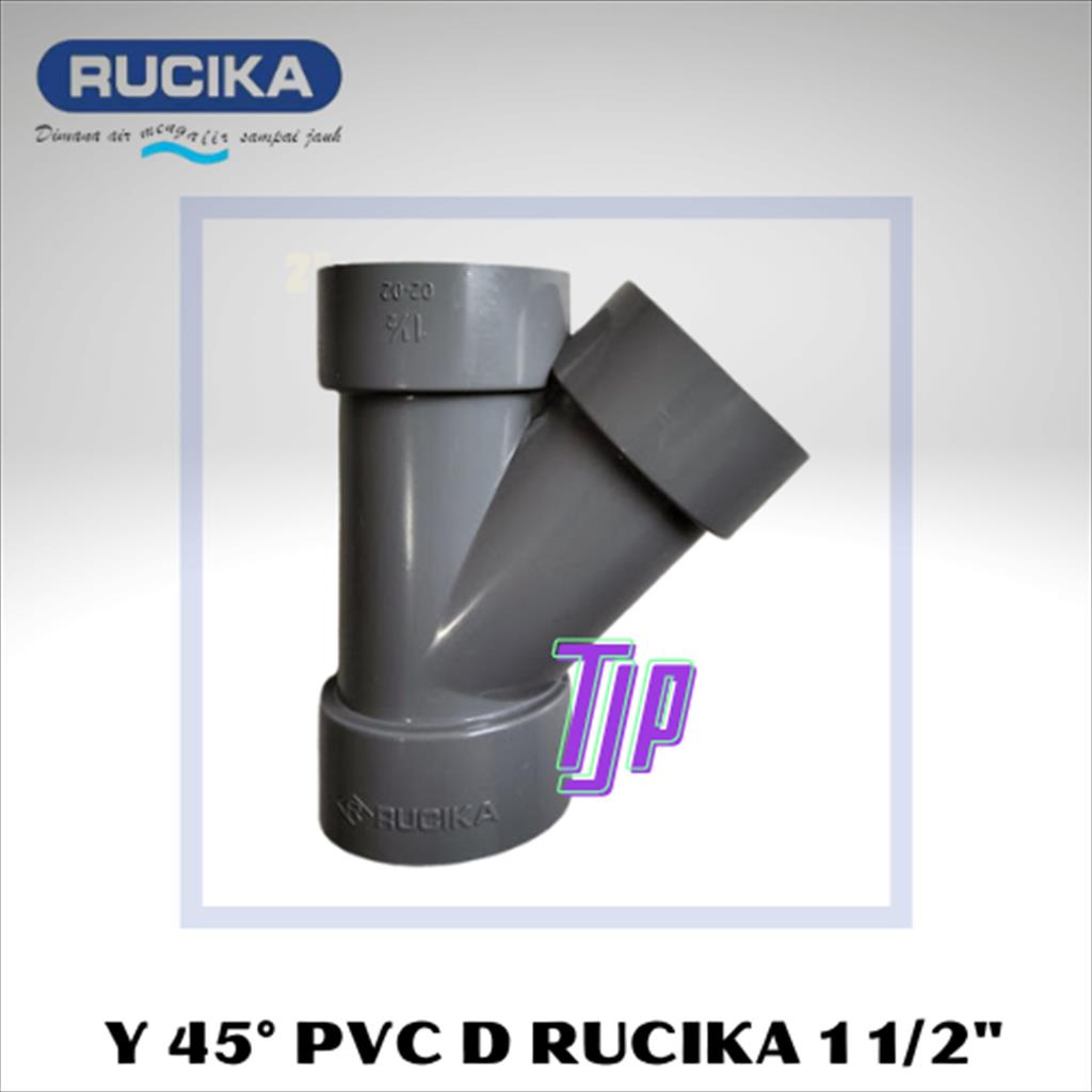 Y 45° PVC D RUCIKA 1 1/2&quot;