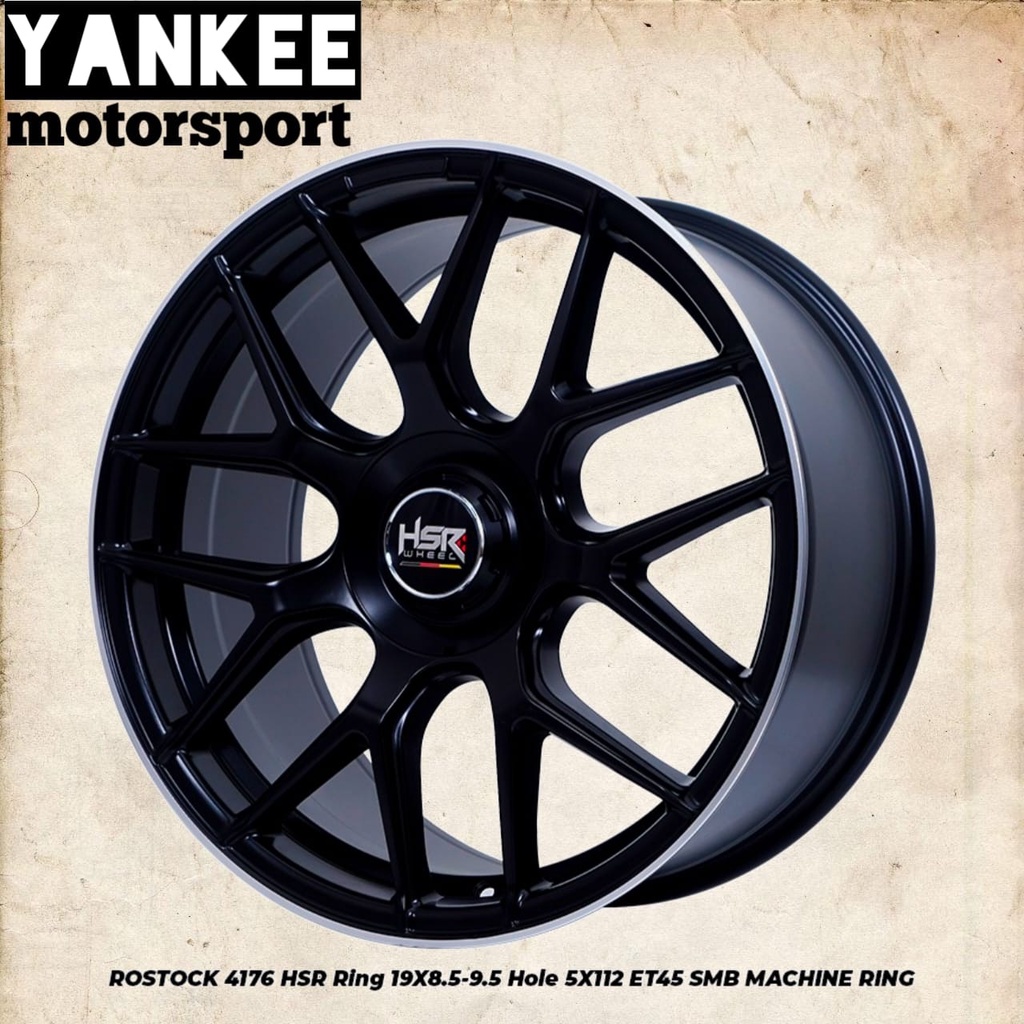 Velg Mobil Mercy Ring 19 HSR ROSTOCK untuk Mercy, Tiguan, Toyota Supra dll