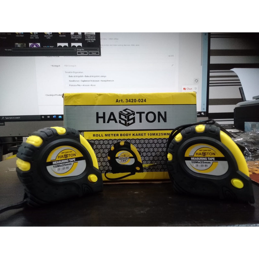 Meteran 10Meter / roll meter body karet