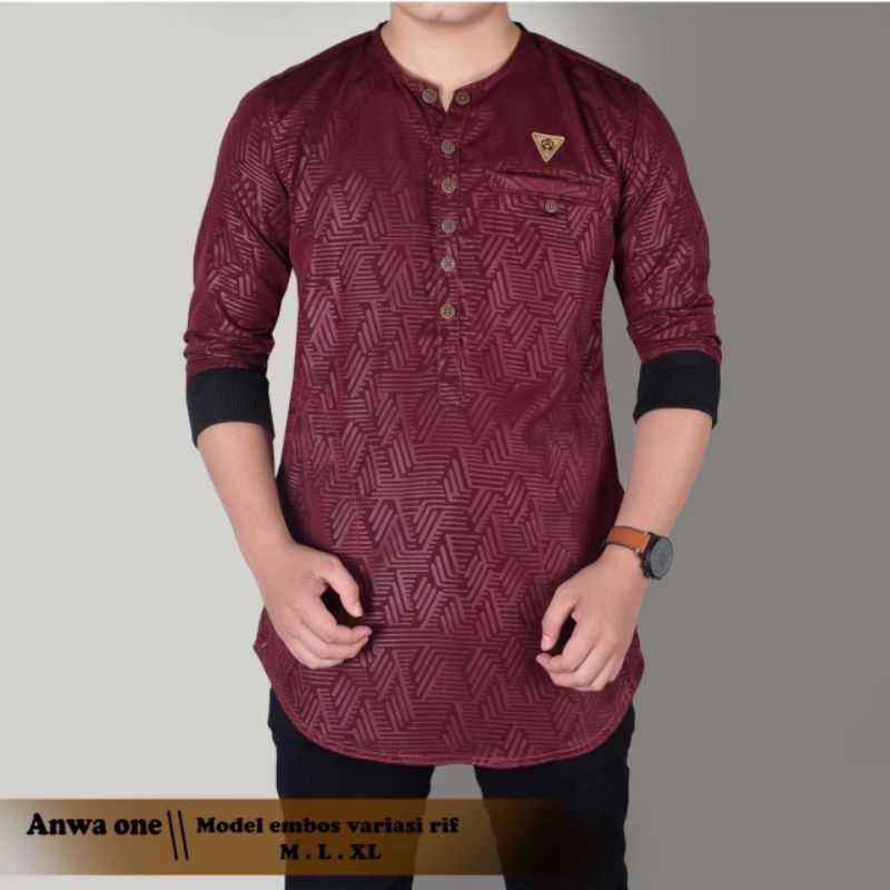 Baju Koko Muslim Pria Koko Qurta Pakistan Koko Pria OriginalAnwa one