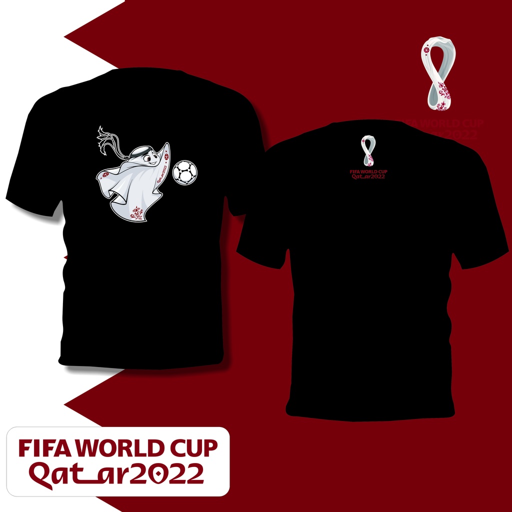 Kaos Maskot Piala Dunia 2022 Qatar Laeeb