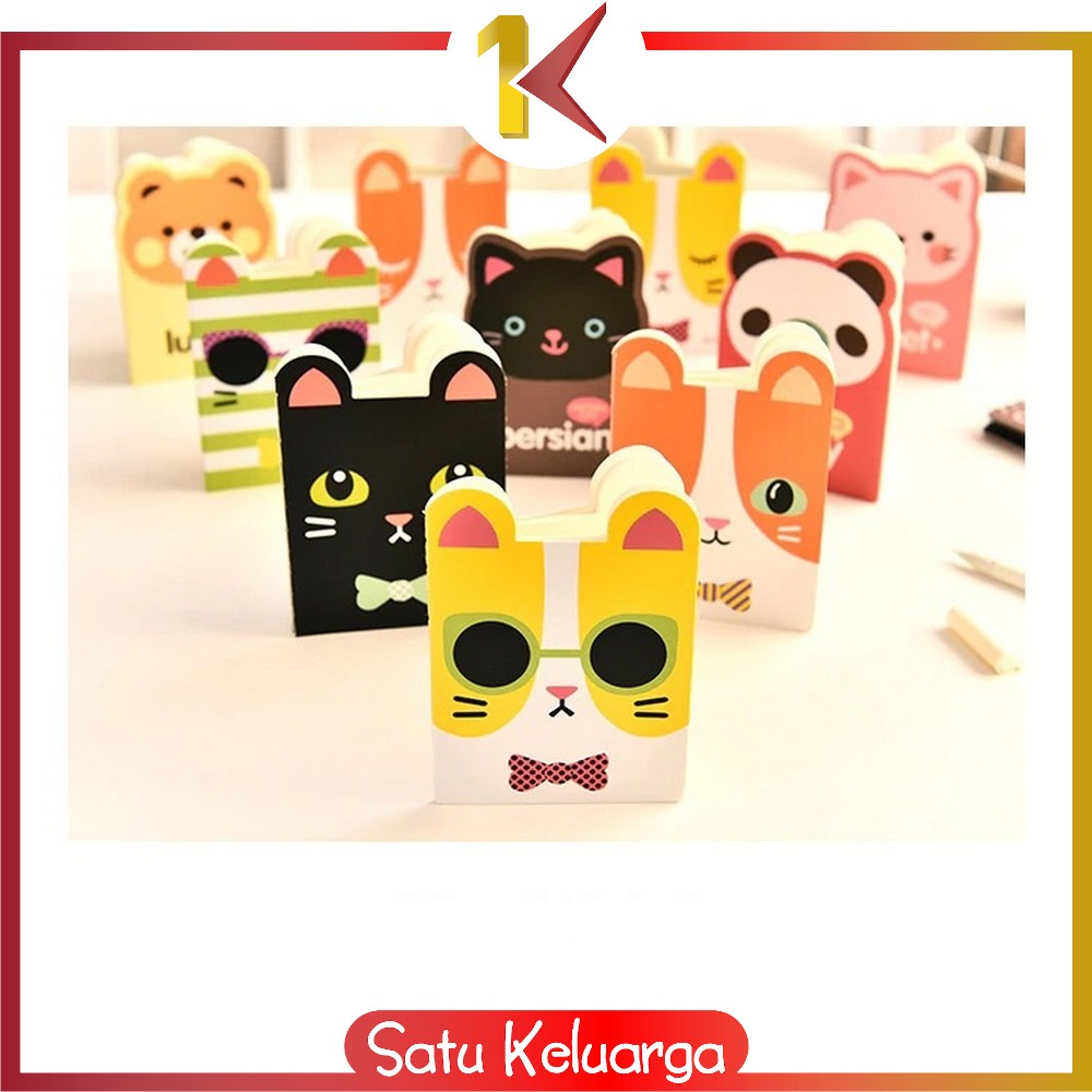 

SK-A40 Buku Tulis Memo Kecil Mini Motif Karakter Kartun / Note Book Buku Catatan Kartun Berkuping Cartoon Mini Book