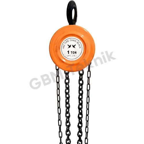CHAIN BLOCK 1 TON (1TON X 3M DAN 1TON X 5M) / TAKEL KATROL KEREKAN KAPASITAS 1 TON