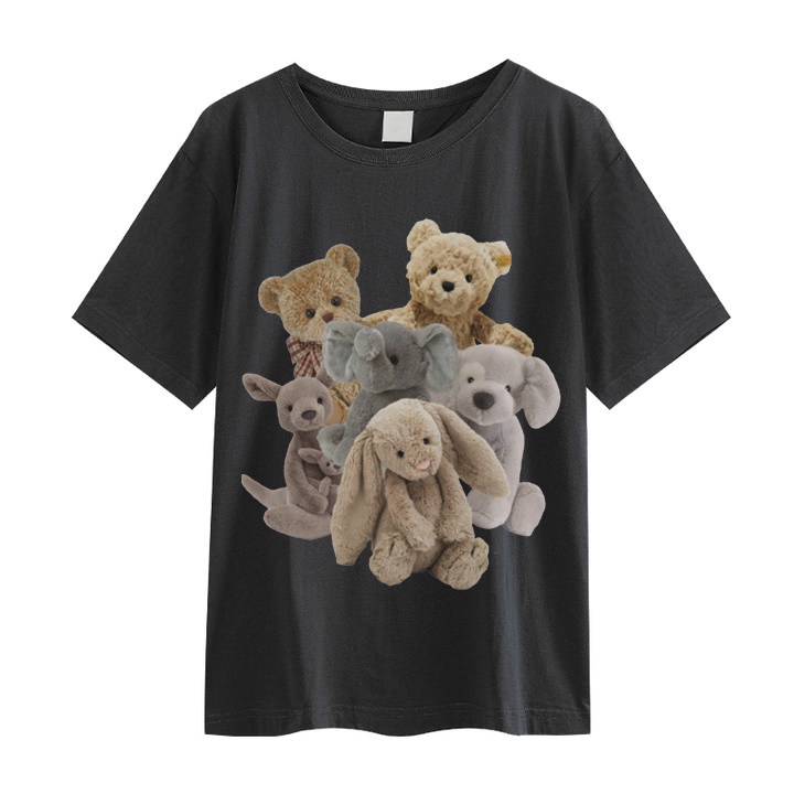 RDGF official shop 2023 winter new tops The Monseur Gallery T-shirt Oversize Six Animal Dolls /kaos pria/kaos pria/baju oversize wanita/ootdsupply/kaos wanita kekinian/baju kaos murah/