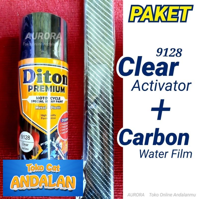 

PAKET DITON PREMIUM CLEAR ACTIVATOR 9128 + CARBON WATER FILM