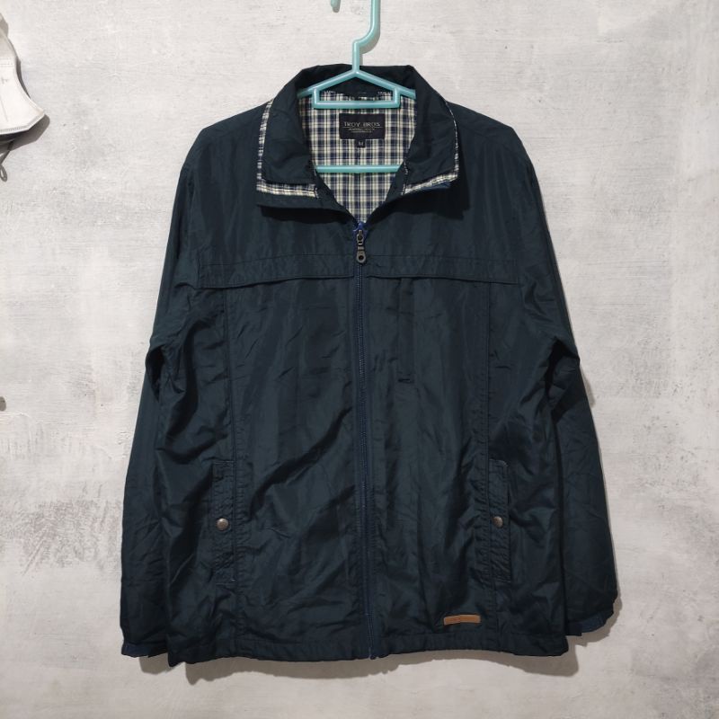 Troy bros size M work jacket inner tartan