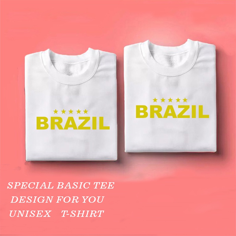AS /  kaos distro motif BRAZIL / kaos pria wanita / kaos pria / baju wanita / kaos wanita / baju pria / atasan / polos / atasan wanita / tshirt