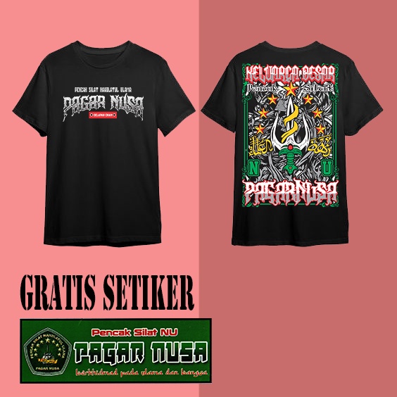 Kaos distro pagar nusa keren