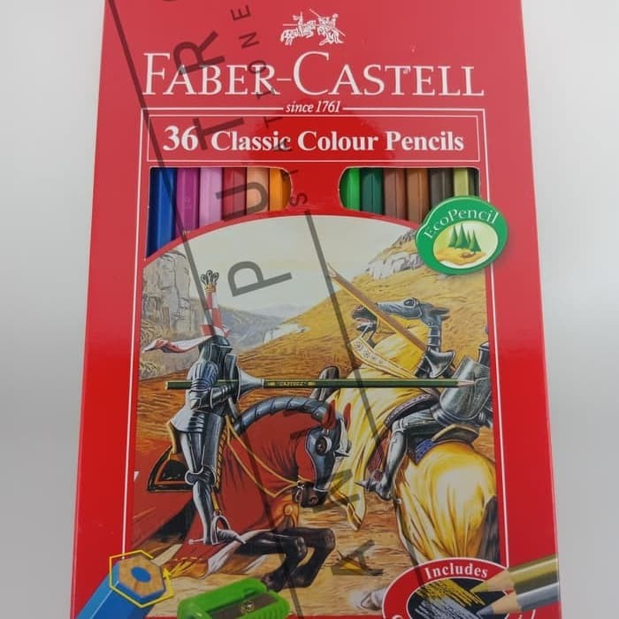 

pensil warna faber 36 classic