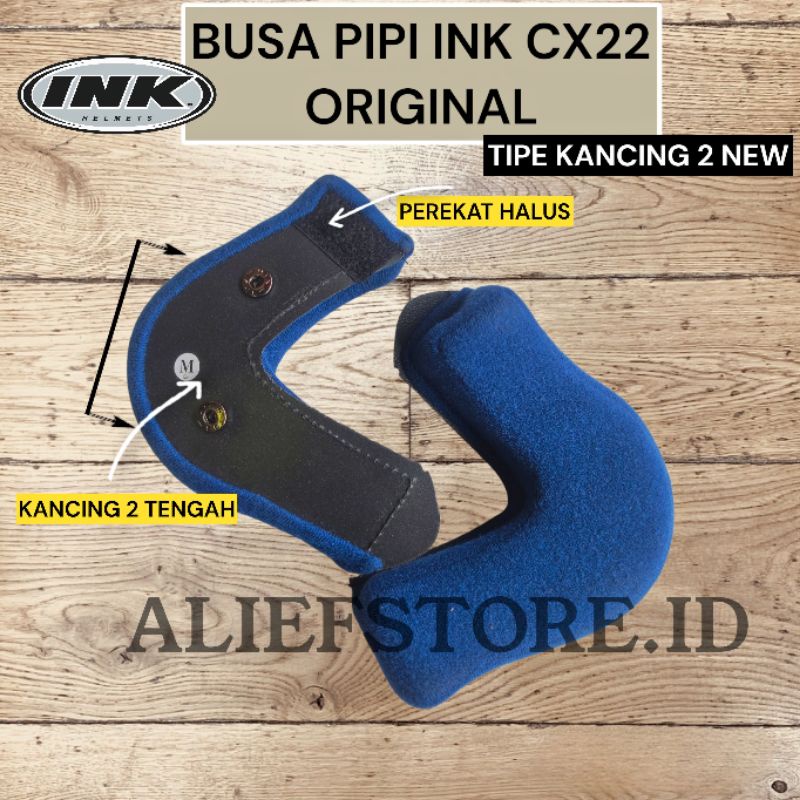 ORIGINAL BUSA SET SPON BUSA PIPI INK CX22 PART DALEMAN HELM INK CX 22 SEPASANG