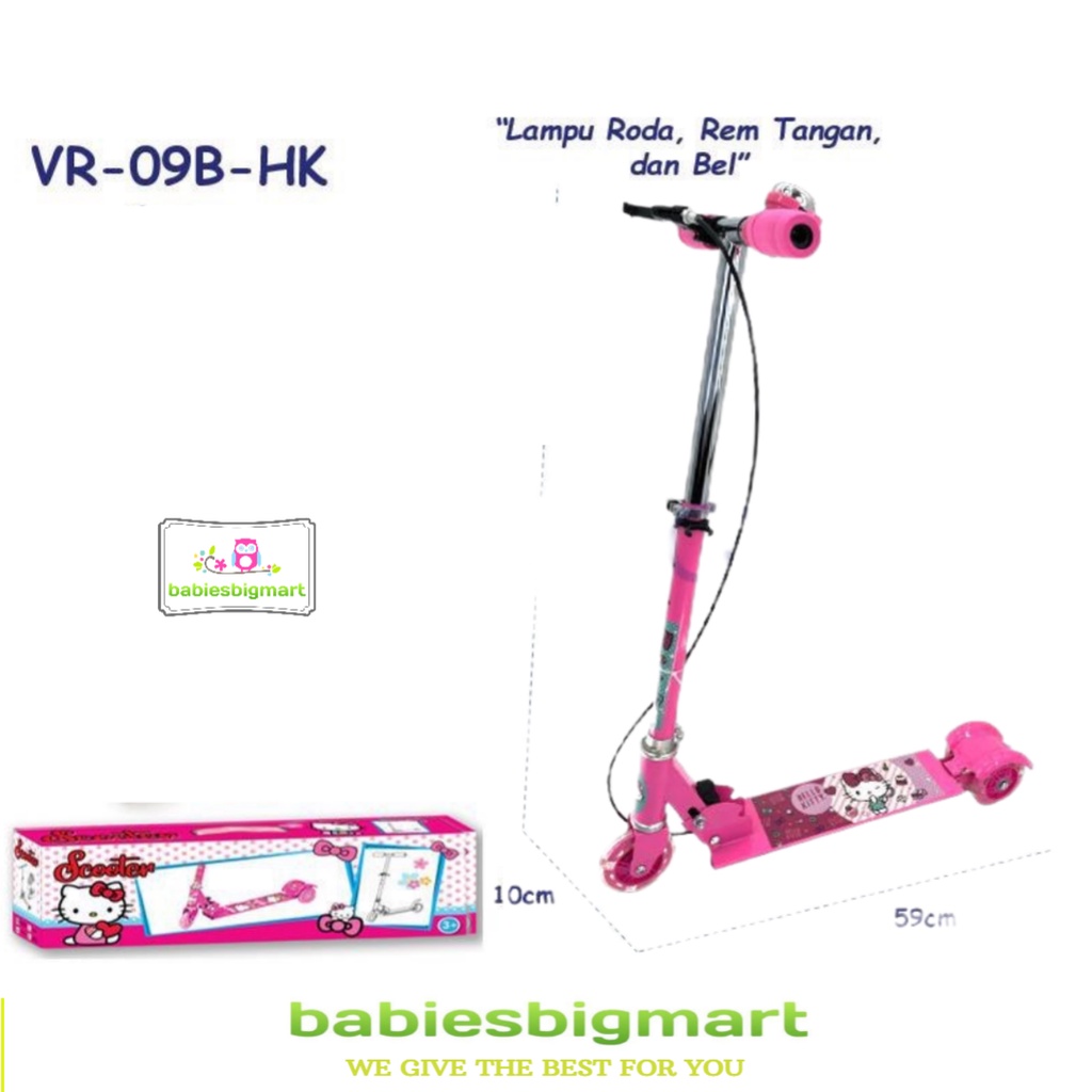 SCOOTER EXOTIC ST 2020 / VR 09 B / PMB 09 REM TANGAN OTOPED SKUTER ANAK NEW JUSTICE LEAGUE