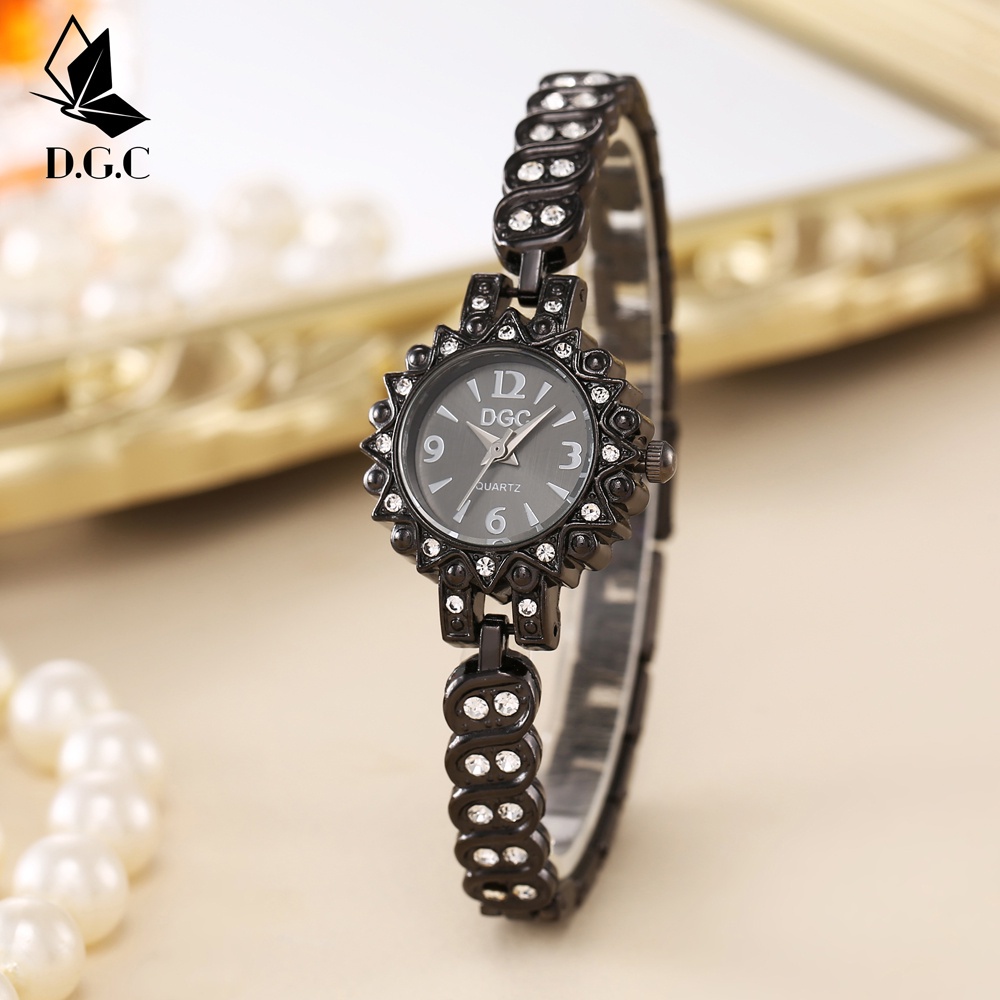 COD✅Jam Tangan Wanita Cewek Segi Full Stainless Aktif Diamond Quartz Import Fashion W242