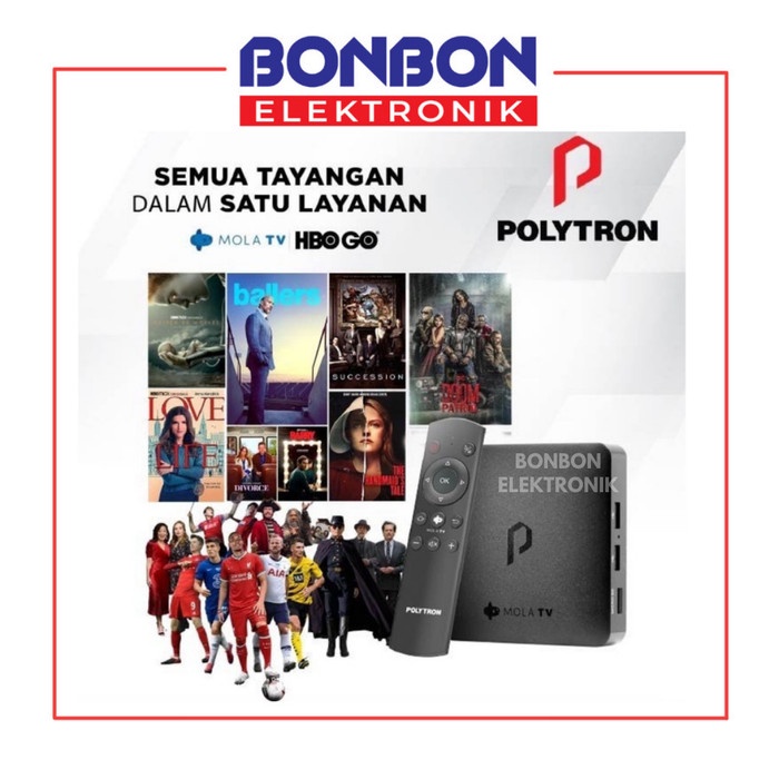 Polytron Mola Tv Streaming Device Pdb M11 4K Smart Android Box Pdbm11